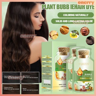 Dầu Gội Nhuộm Tóc Bubble Với Tinh Chất Thực Vật Màu Tóc Bền Màu Tóc Tiện Lợi Và Hiệu Quả onerryvn