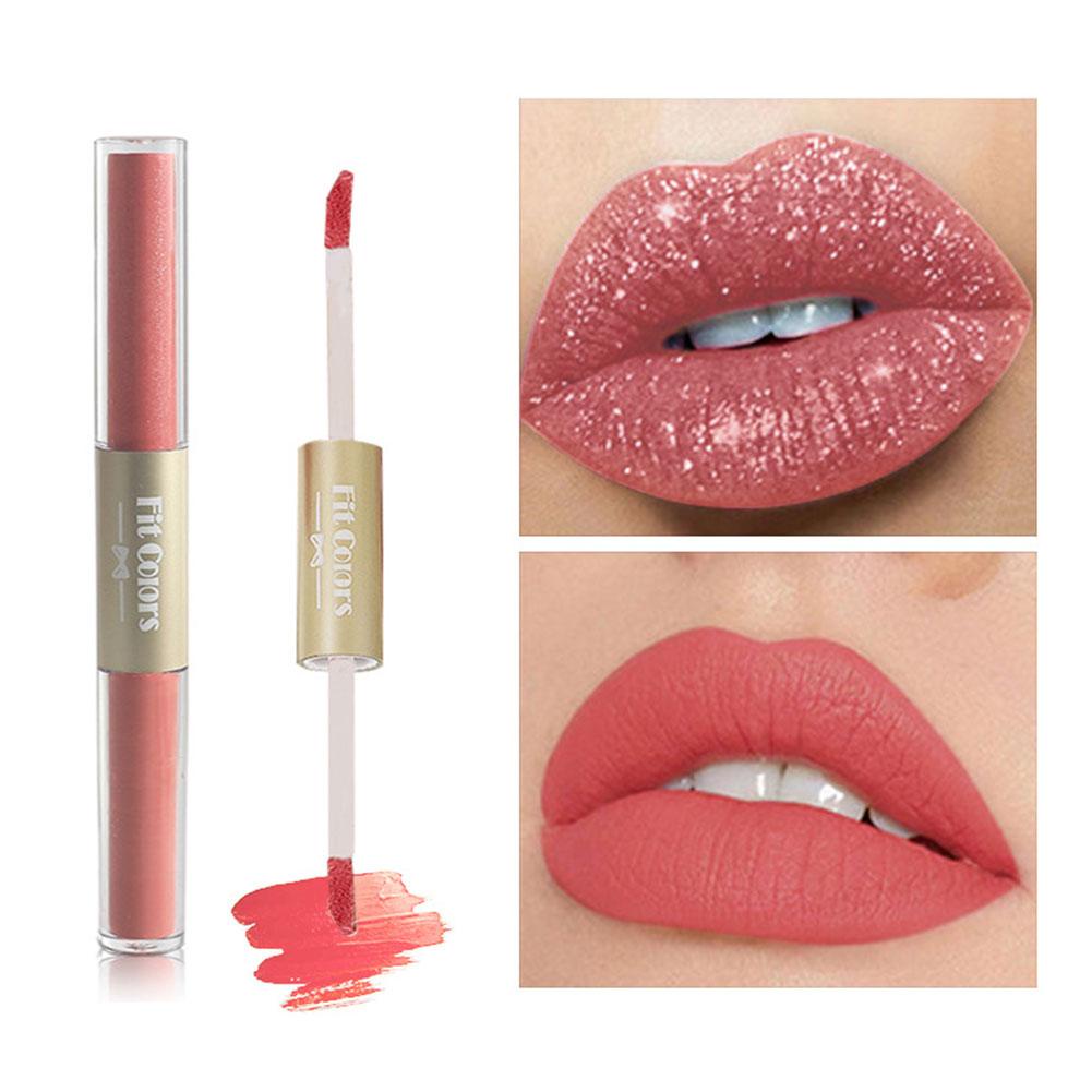 Son Môi Dạng Lỏng 2 Trong 1 Chống Nước Giữ Màu Tốt Bền Lâu Trôi