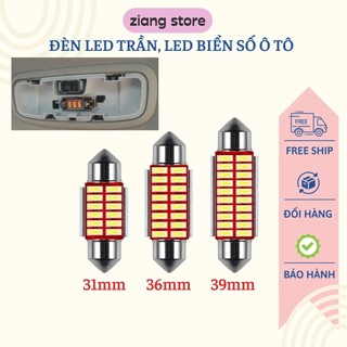 Đèn led trần xe ô tô, led cốp, đèn đọc sách 31 - 36 - 39mm