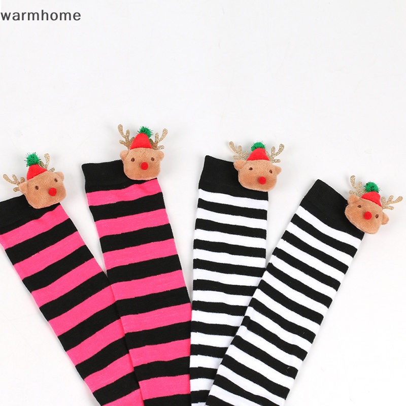 Vớ Dài Qua Gối Họa Tiết Giáng Sinh / Ông Già Noel Dễ Thương Cho Bé