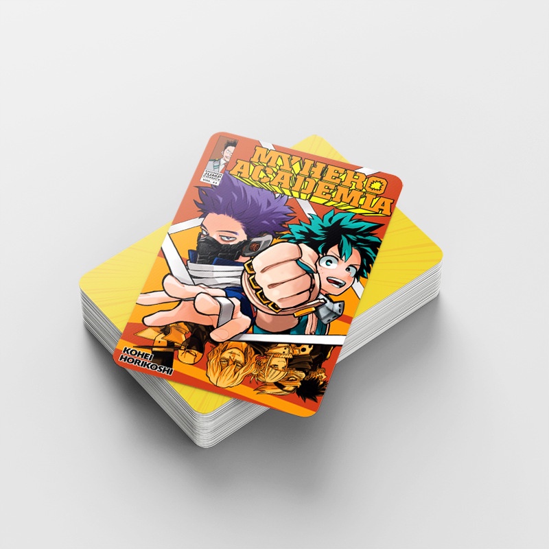 My Hero Academia Laser Box Photocard Lomo Card Postcard Stickers