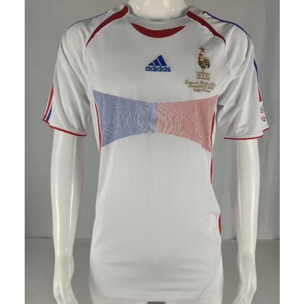 Retro Jersey Pháp 1982 82 / 84 1998 2000 2006 Sân nhà Jersey Pháp 1998 Jersey 1998 Jersey Zidane