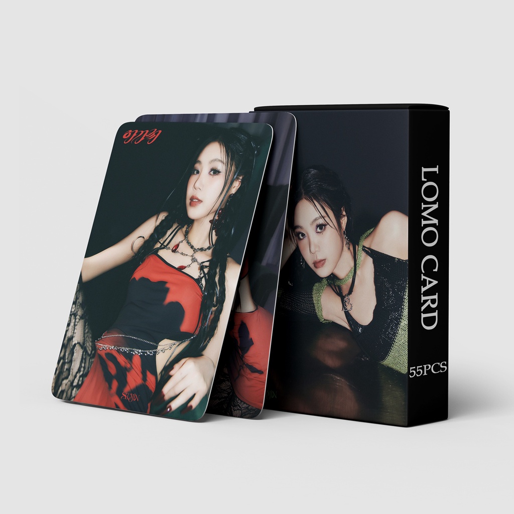 Hộp 54 Tấm Hình lomo card i-dle susu soojin