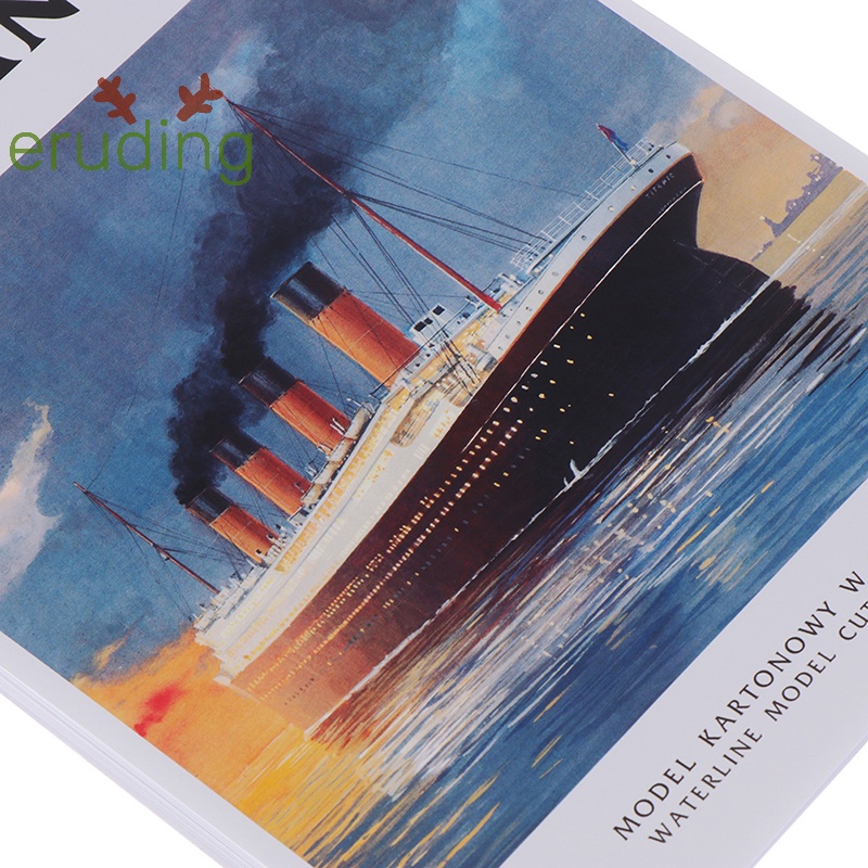 Bộ Mô Hình Tàu titanic 3d Bằng Giấy Tỉ Lệ 1: 400 diy