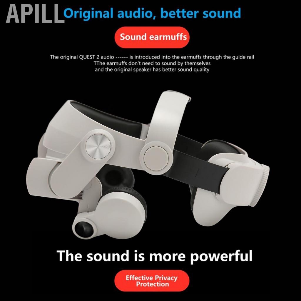 Apill VR Head Strap Kit Comfortable Lightweight Adjustable Headset