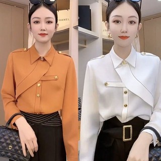 Áo sơ mi phong cách hong kong sang trọng cho nữ / 12.8