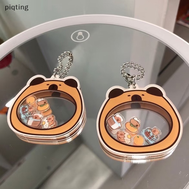 Piqt capybara Móc Khóa acrylic Hình Tên Lửa Dễ Thương Chất Lượng Cao Làm Quà Tặng Cho Bạn Bè