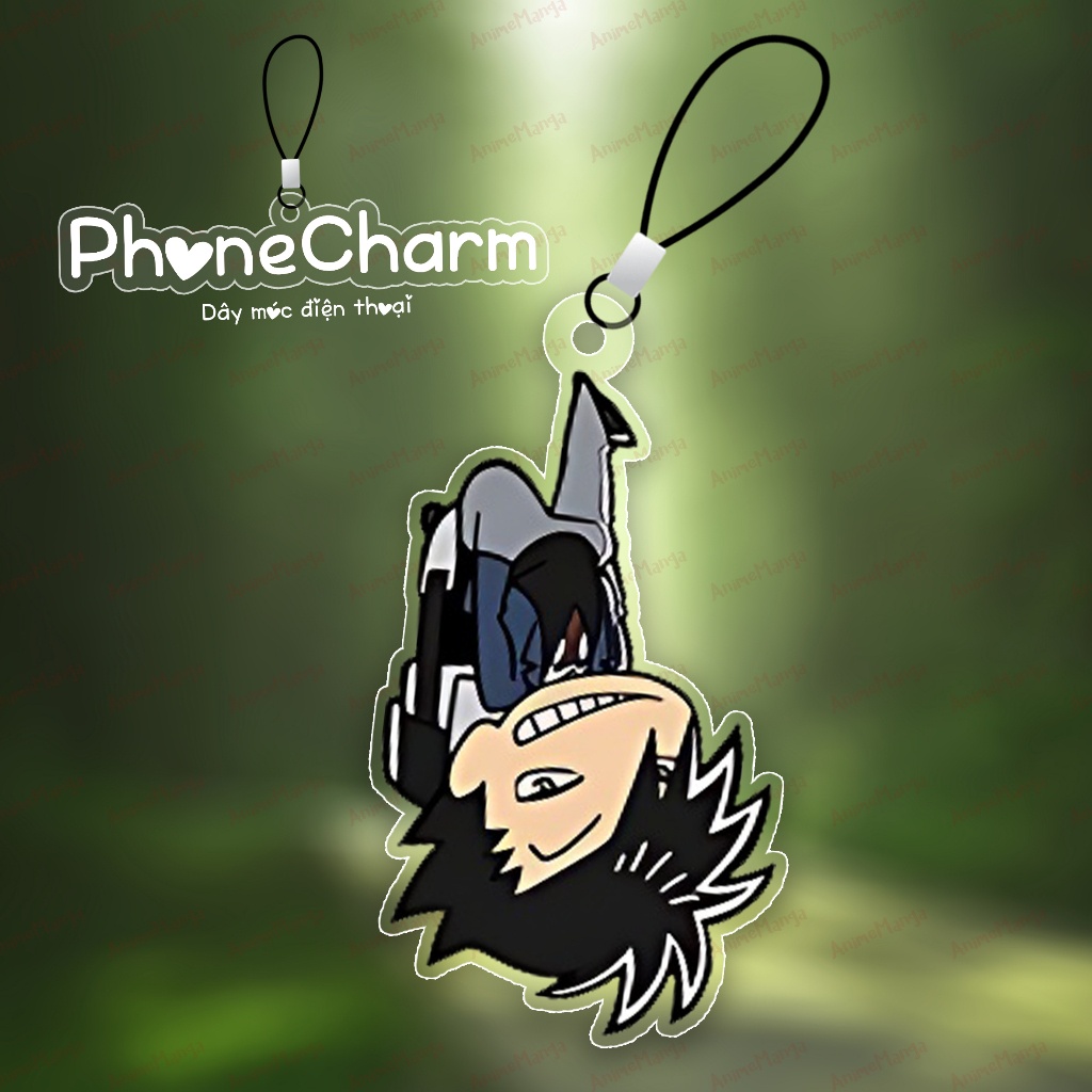 Móc khóa Móc Treo điện thoại Haikyuu!! Vua bóng chuyền ver cry bóng in hình anime chibi