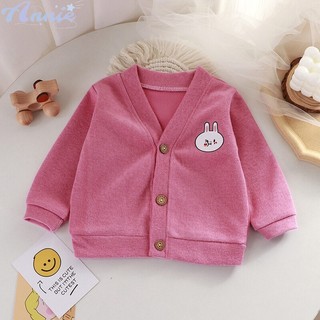 Annie đồ bộ bé gái Áo Khoác cardigan Phong Cách Hàn Quốc Cho Bé quần áo trẻ em