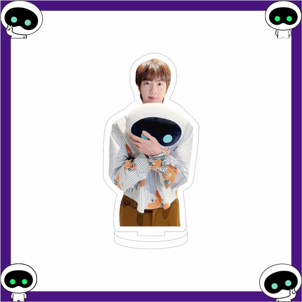 Khuôn acrylic Hai Mặt In Hình Nhóm Nhạc kpop bts jin Mới