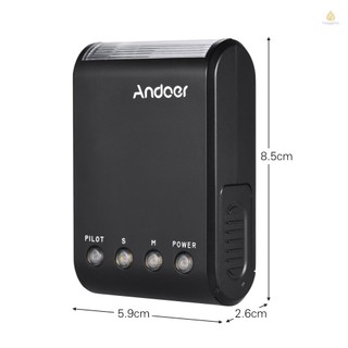 Andoer WS-25 Professional Portable Mini Digital Slave Flash Speedlite On-Camera Flash with Universal Hot Shoe GN18 for Canon  Pentax  a7 nex6 HX50 A99 Camera