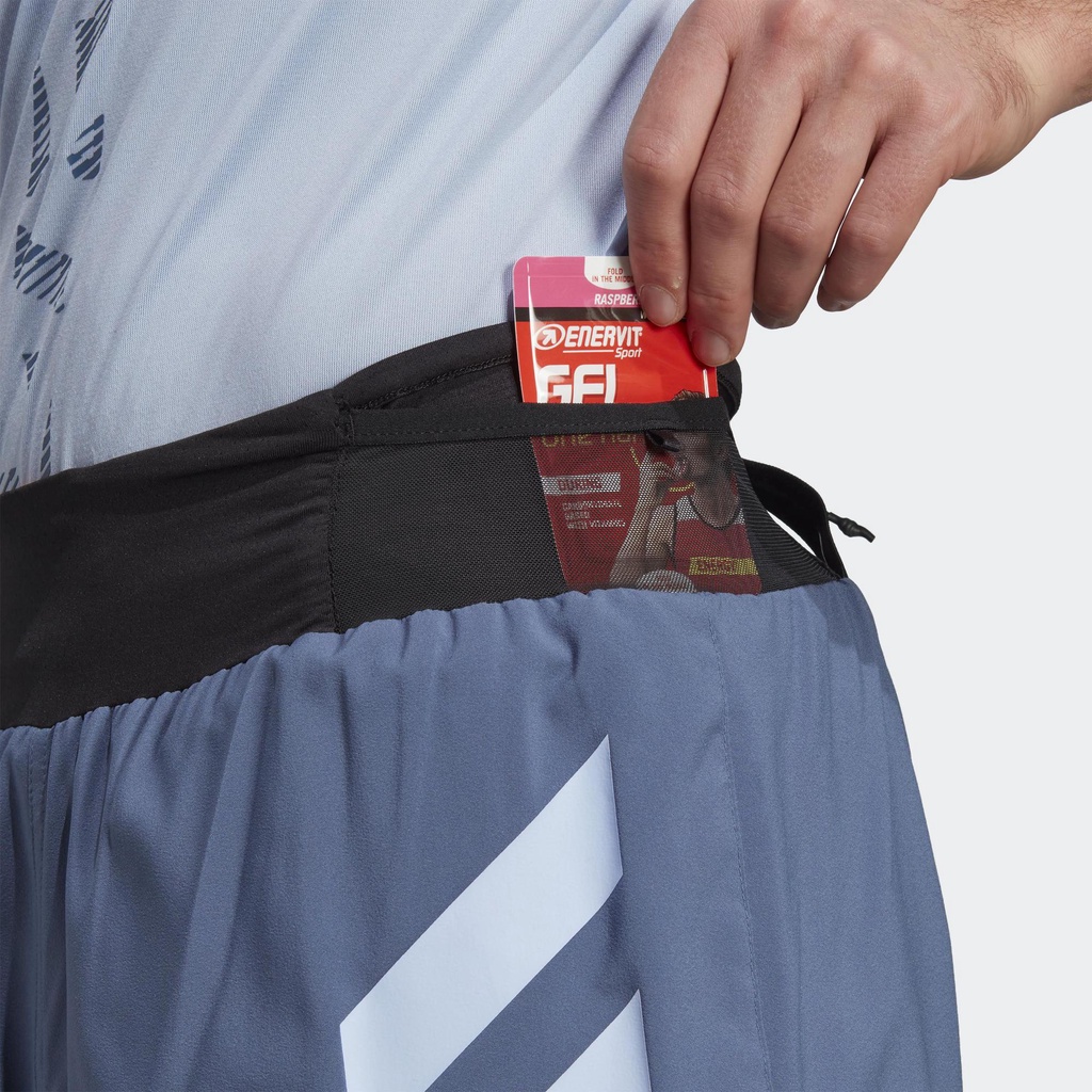 Adidas Trail Running Quần Short Chạy Trail Terrex Agravic Nam Màu xanh da trời HT9396