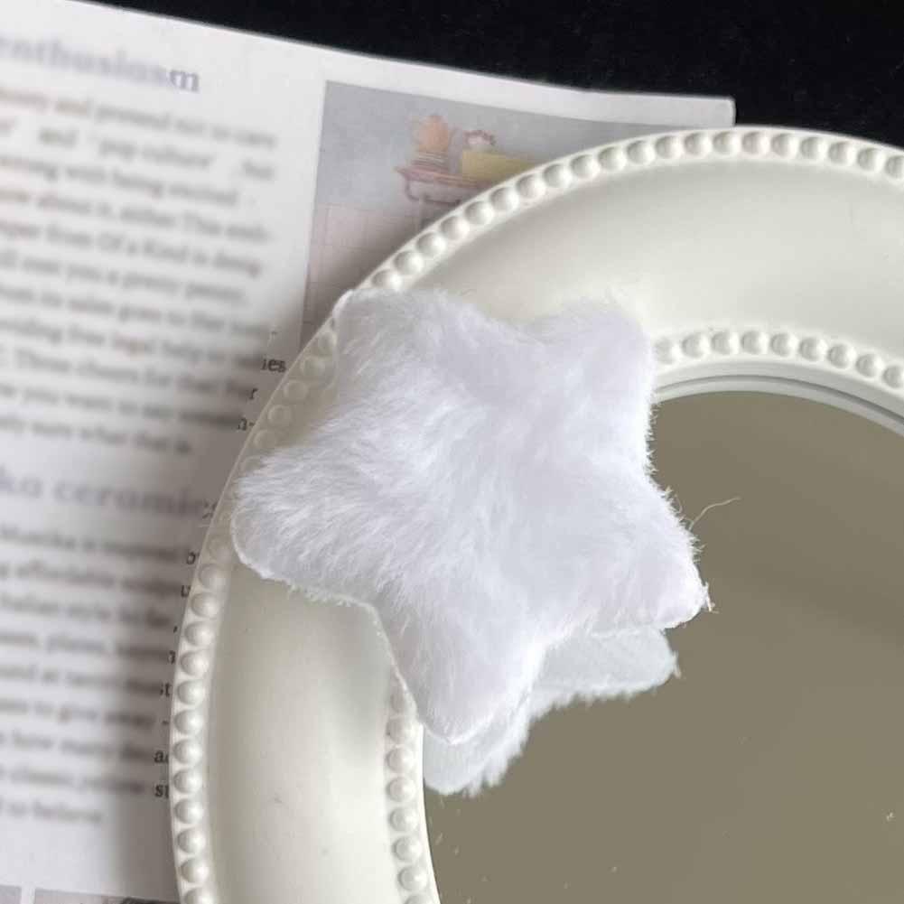 Kẹp Tóc Thời Trang Hình Ngôi Sao Lông Nhung Dễ Thương Xinh Xắn y2k u0f6