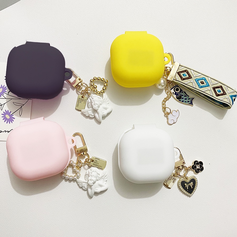 Vỏ Bảo Vệ Hộp Sạc Tai Nghe anker soundcore r50i / p20i p20i Bằng Silicon Hình Trái Tim Thời Trang