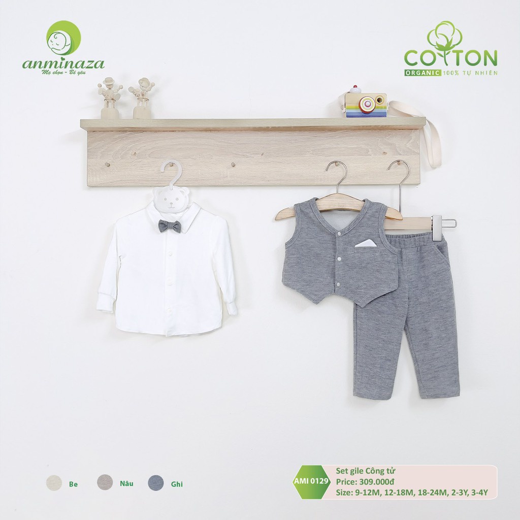 Set công tử Anminaza cho bé trai