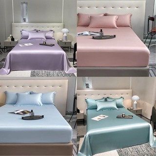 Bộ ga giường và vỏ gối 3 món REE Bedding Lụa Tencel Modal TCL245 trơn nhiều màu