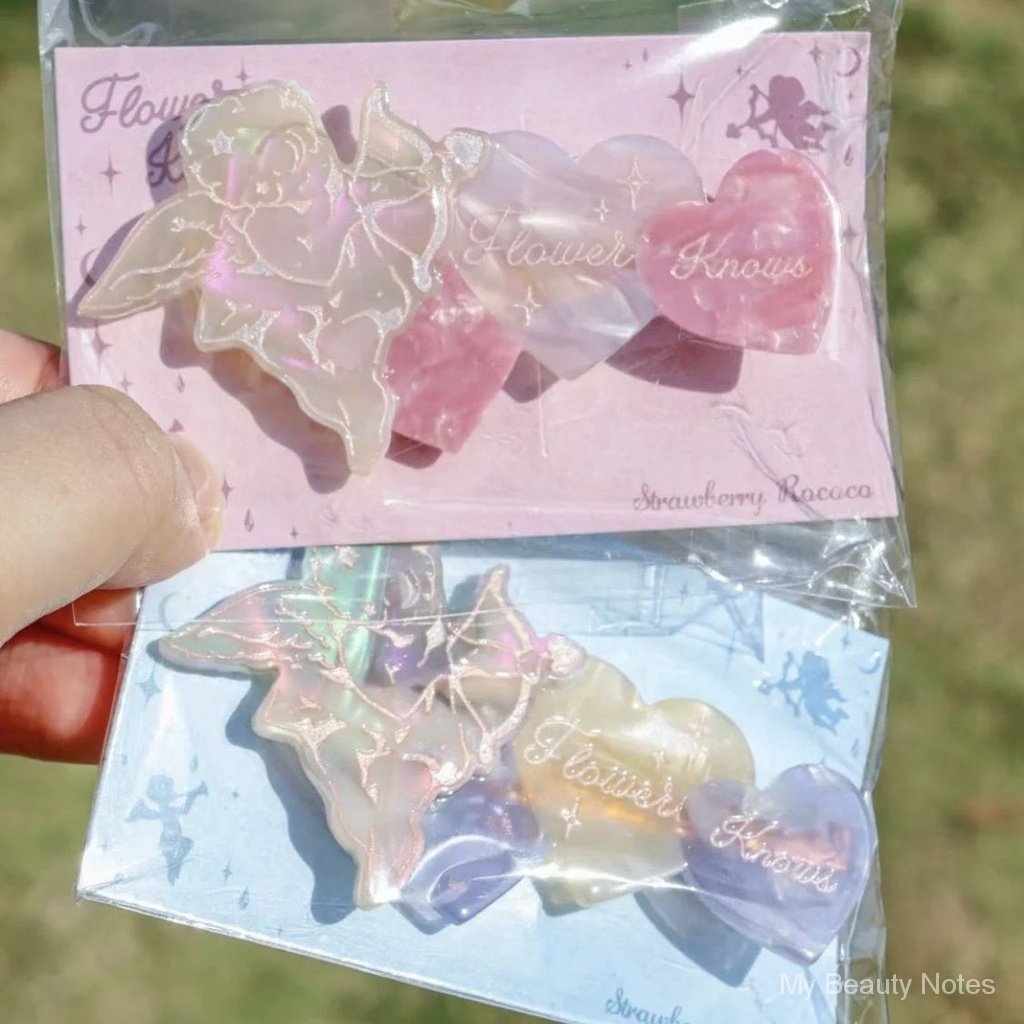 Flower Knows Barrettes Moonlight Mermaid Peripheral Hairpin Good-looking Strawberry Rococo Super Fairy Hot Chocolate Series W1MC