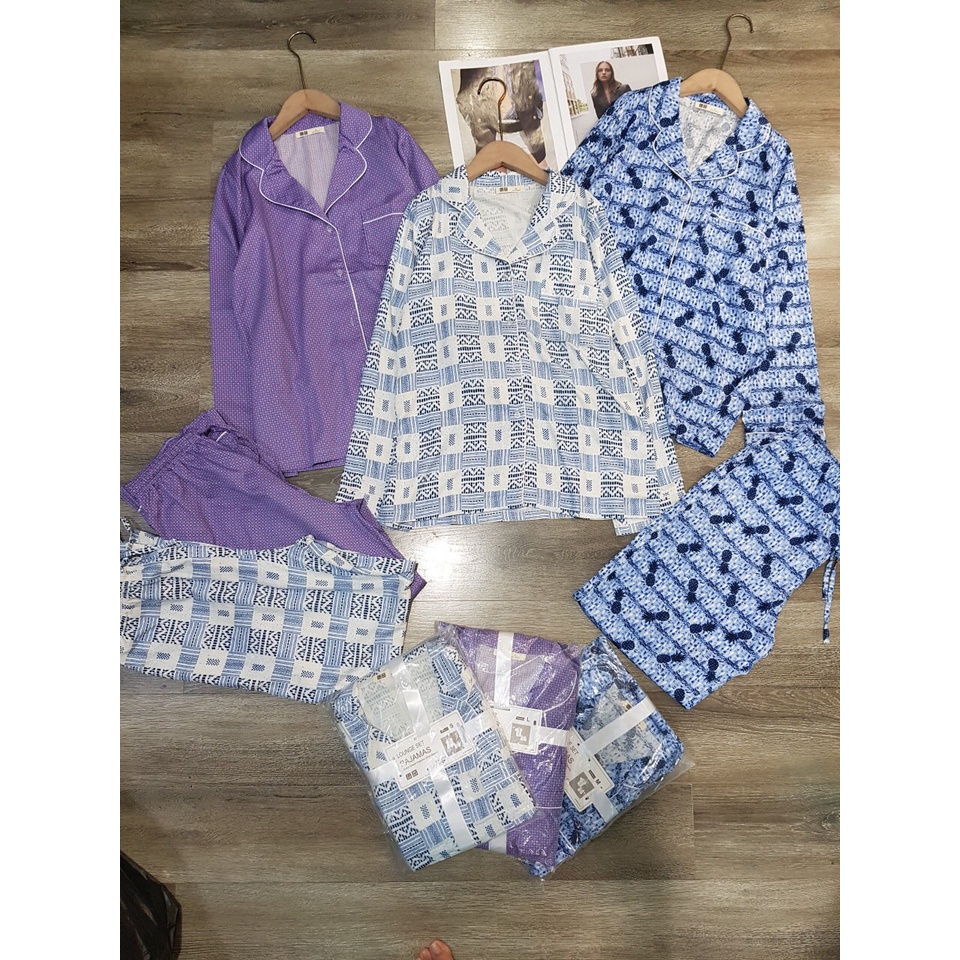 Bộ Pijama Dài Tay U.n.i.q.l.o