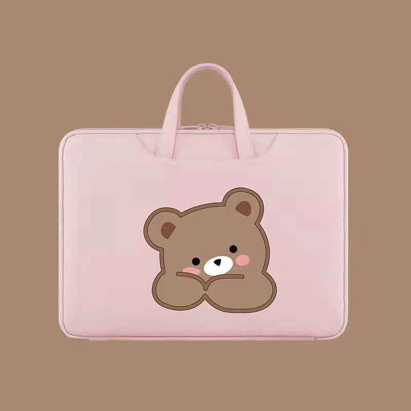 Dễ Thương Túi Đựng laptop Bằng Da pu Chống Nước Chống Sốc Họa Tiết Hoạt Hình Cho laptop 12 13.3 14.1 15 15.6 16.1inch