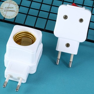 Đuôi đèn led e27 chuyển đổi phích cắm eu sang ổ cắm bóng đèn vnmbbn e27