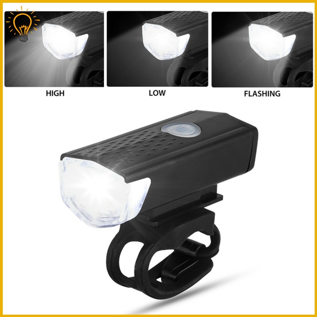 Bộ Đèn Pha led usb Kèm Sạc Chuyên Dụng Cho Xe Đạp Leo Núi