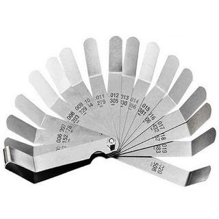 Thước đo khe hở Thước căn lá inox 0.127-0.508mm thước lá đo khe hở bằng thép không gỉ căn chỉnh cò dùng sửa xe máy