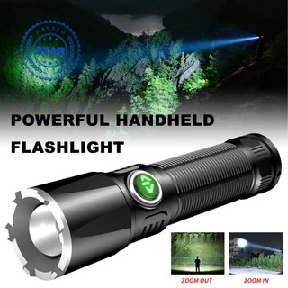 Đèn pin led usb mini d3n6 chống thấm nước có thể sạc lại tiện dụng
