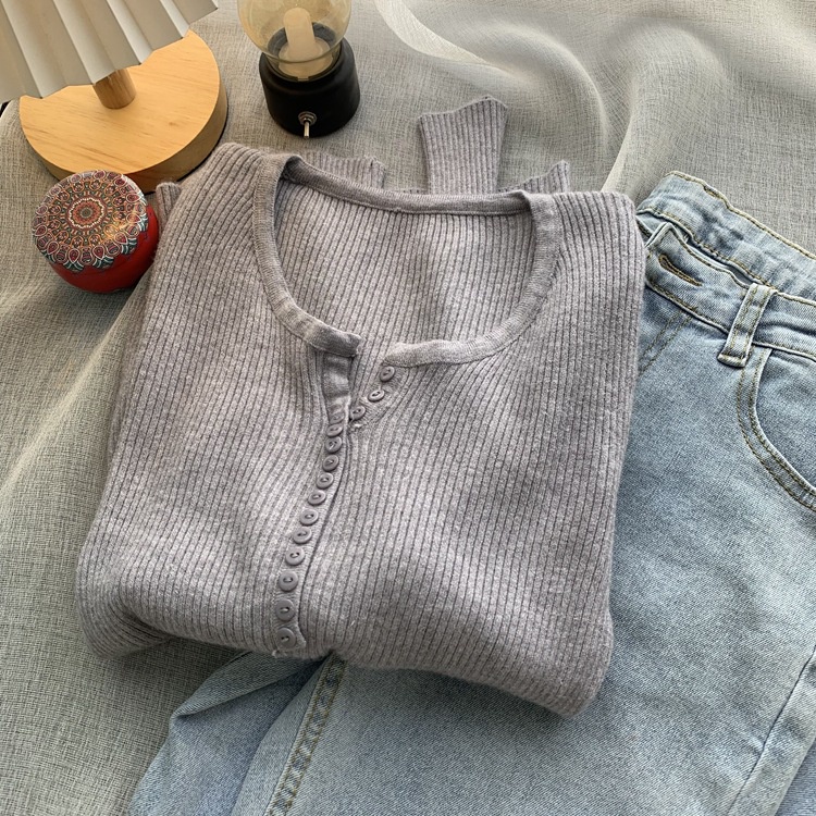 Áo Len cardigan Ngắn Dáng Ôm Dễ Phối Đồ