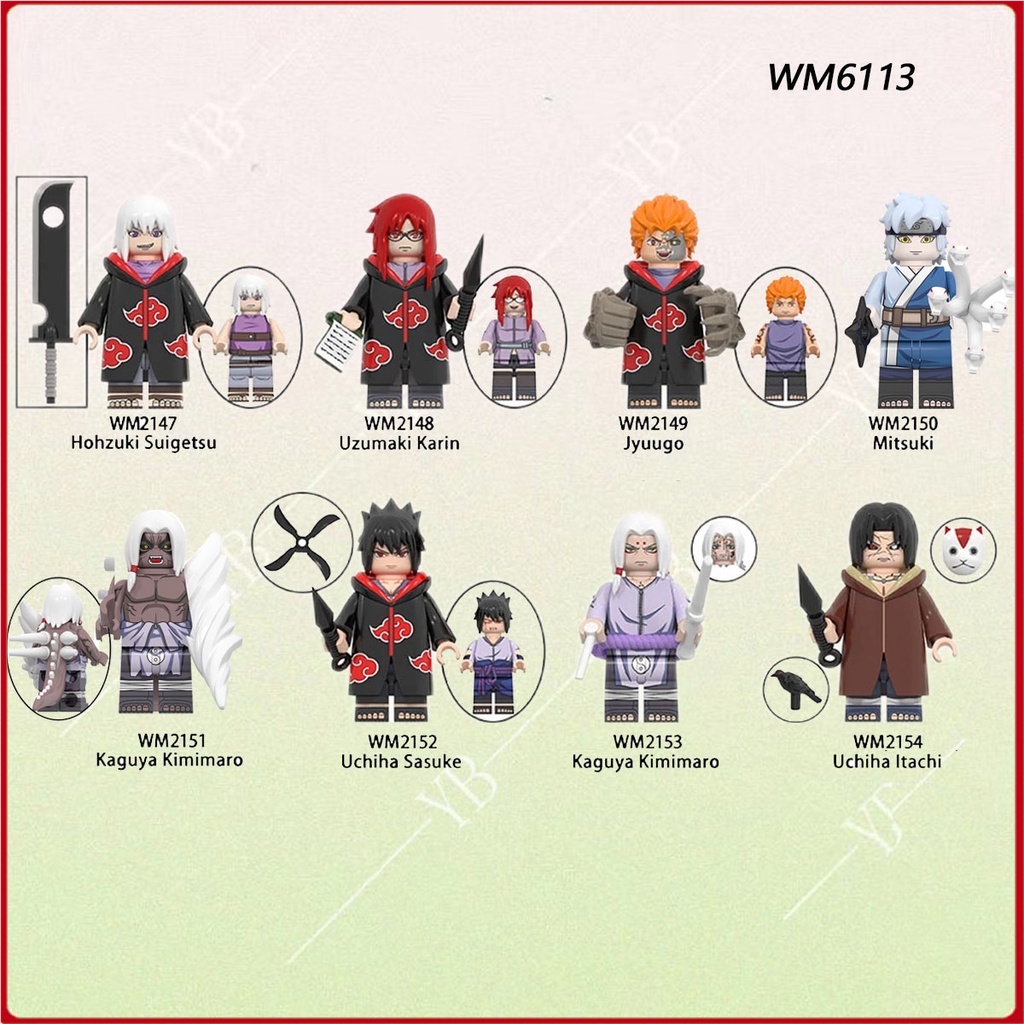 Mô Hình Đồ Chơi Lắp Ráp Nhân Vật anime naruto