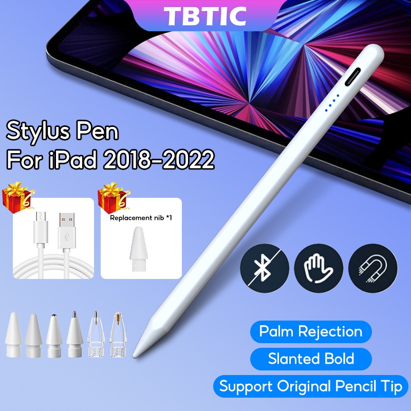 TBTIC Bút Cảm Ứng Chuyên Dụng Cho ipad air 5 10th pro 11 12.9 4th 3th 9th 8th 7th 6th mini 6 5 gen 2022 2021 2020 2018 2019