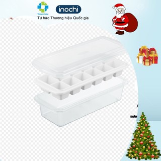 Khay đá vuông 12 viên Kari làm đá, làm thạch, trữ đồ ăn dặm chính hãng Inochi