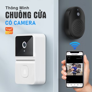 Chuông Cửa Không Dây Thông Minh Tích Hợp Camera,Camera Tự Động Báo Tín Hiệu Về Điện Thoại Báo Khách Tự Động