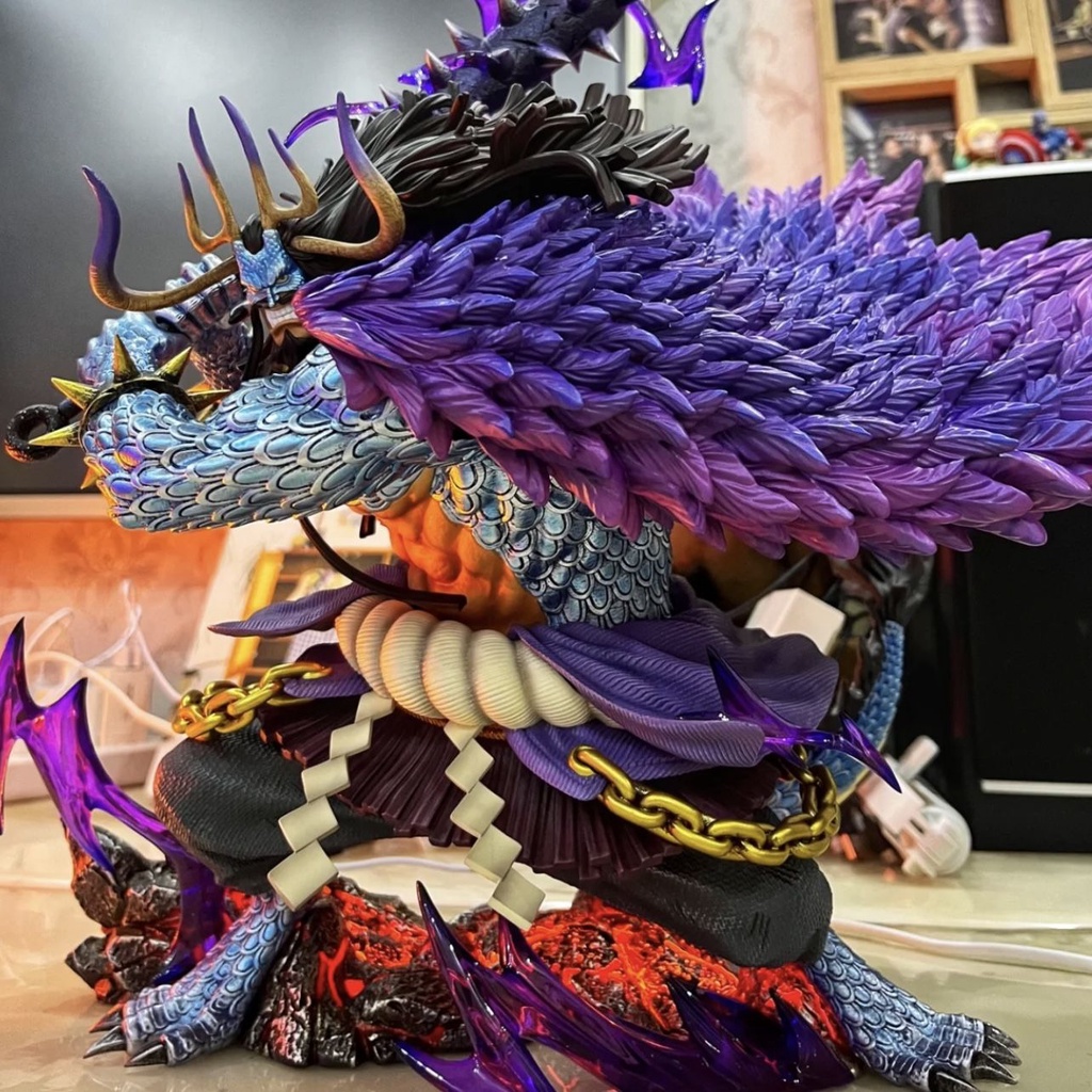[Giao hàng nhanh] One Piece LX Overlord Kaido Orc Form Kaido GK Anime Hình Mẫu Trang Trí