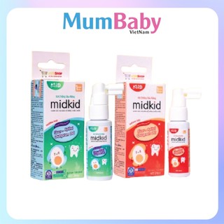 Xịt chống sâu răng midkid - xịt sâu răng có thể nuốc - chính hãng an toàn - xịt chống sâu răng cho bé từ 1 tuổi