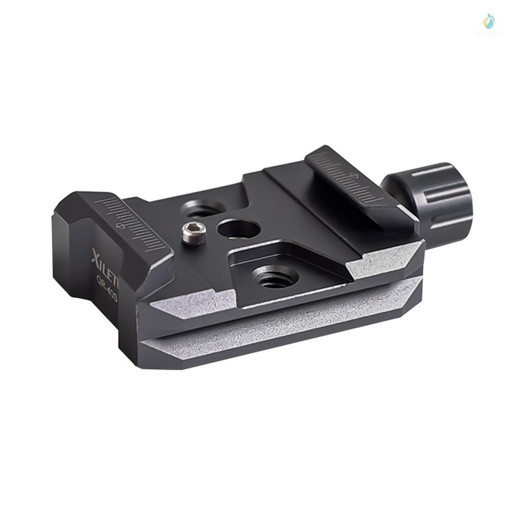 XILETU Kẹp Lỗ 2 3 40 S Nhôm có arca 3 8 -inch RS 2 RSC th à Release 1 4 Vít Quick ng QR- Alloy nh nhanh Khe swiss ch ó ph á Tương thích DJI QR Plate