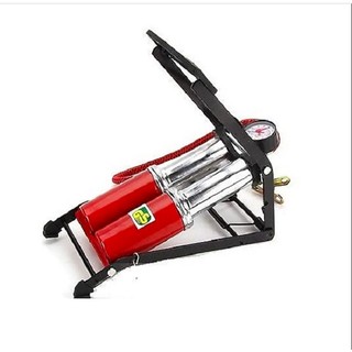 [Freeship]Bơm đạp chân 2 bình (2 pitton) đa năng cao cấp(bảo hành 6 tháng)