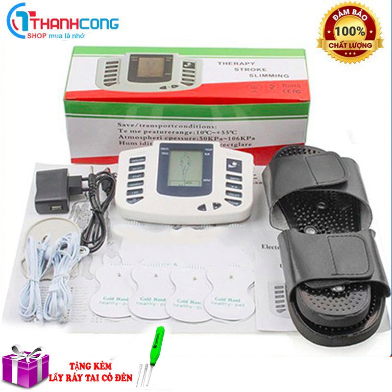 [ GIA DỤNG ONLINE ] Máy Massage Tr.ị Liệu Đa Năng Loại 6 miếng dán dùng được cho cả bàn chân