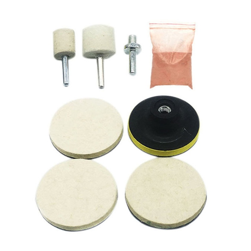 XI Scratch Remover Watch Car Pad Cerium Oxide Powder Glass Polishing Set Tool