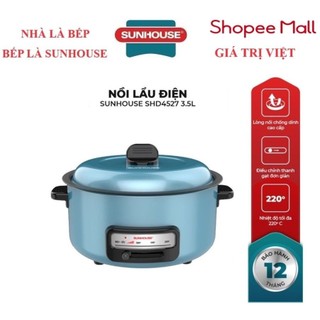 Nồi lẩu điện sunhouse shd4527 3.5 lít