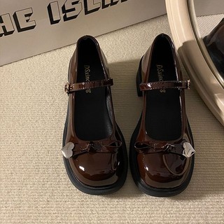  Cute Bow Leather Doll Shoes in Spring 2024 Style for Women 