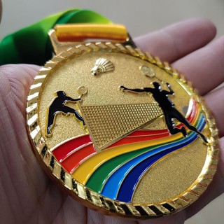 HUY CHƯƠNG CẦU LÔNG - HUY CHƯƠNG THỂ THAO GIÁ RẺ ( Miễn phí thiết kế theo yêu cầu )