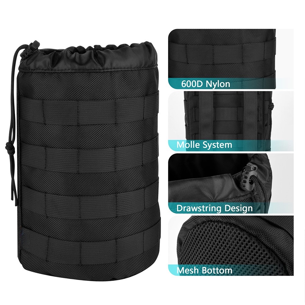 Túi Đựng Bình Nước Sinh Tồn luc 600d Chất Liệu nylon Sức Chứa Lớn