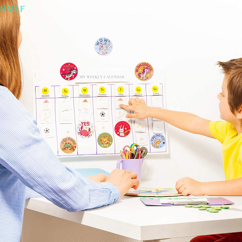 Cuộn 500 Miếng Dán Dễ Thương Cho Giáo Viên