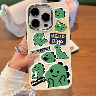 Dễ Thương Ốp Điện Thoại tpu Silicon Mềm Chống Sốc Hình Khủng Long Cho iphone 14 15 13 12 11 pro max 7 + 8 xs x xr plus