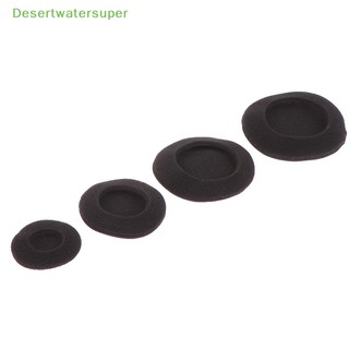 Dsvn set 10 đệm xốp tròn dày bọc đầu tai nghe 3.5 / 4.5 / 5.5 / 6cm