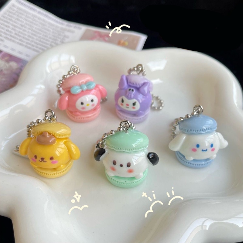 SANRIO Dễ Thương Móc Khóa Hoạt Hình Cún cinnamon Đáng Yêu