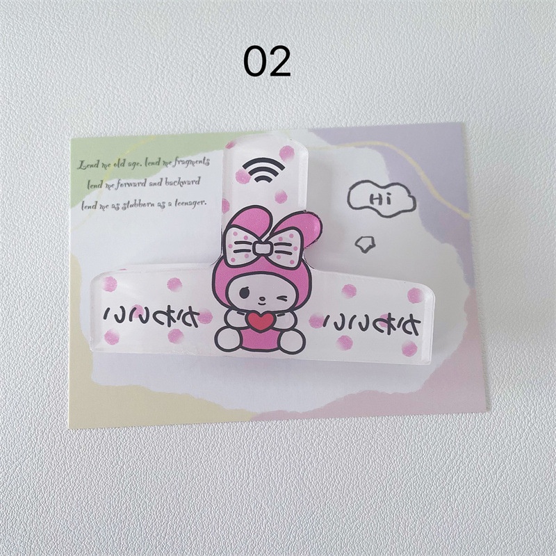Hoạt Hình Kẹp Sổ Tay Hình sanrio kuromi melody cinnamoroll Đa Năng Sắp Xếp Gọn Gàng Cho Học Sinh