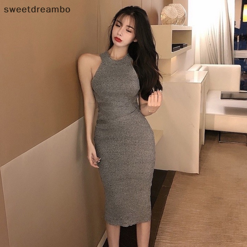 Đầm Dệt Kim Hai Dây Thời Trang Mùa Hè Ngọt Ngào Cho Nữ