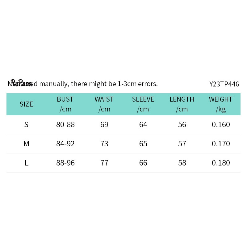 Rerosa Áo Thun Tay Dài Cổ Chữ v Màu Trơn Dáng Ôm Thời Trang 2023 Dành Cho Bạn Nữ