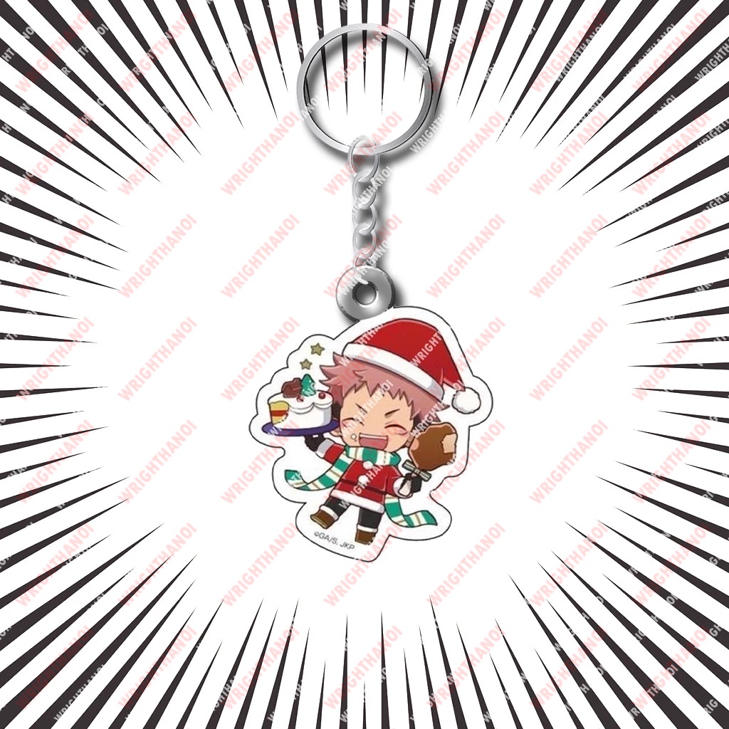 Móc khoá các nhân vật jujutsu kaisen gojo sukuna Suguru Geto Anime Manga Nhật Bản Phụ Kiện Trang Trí Túi xách Balo